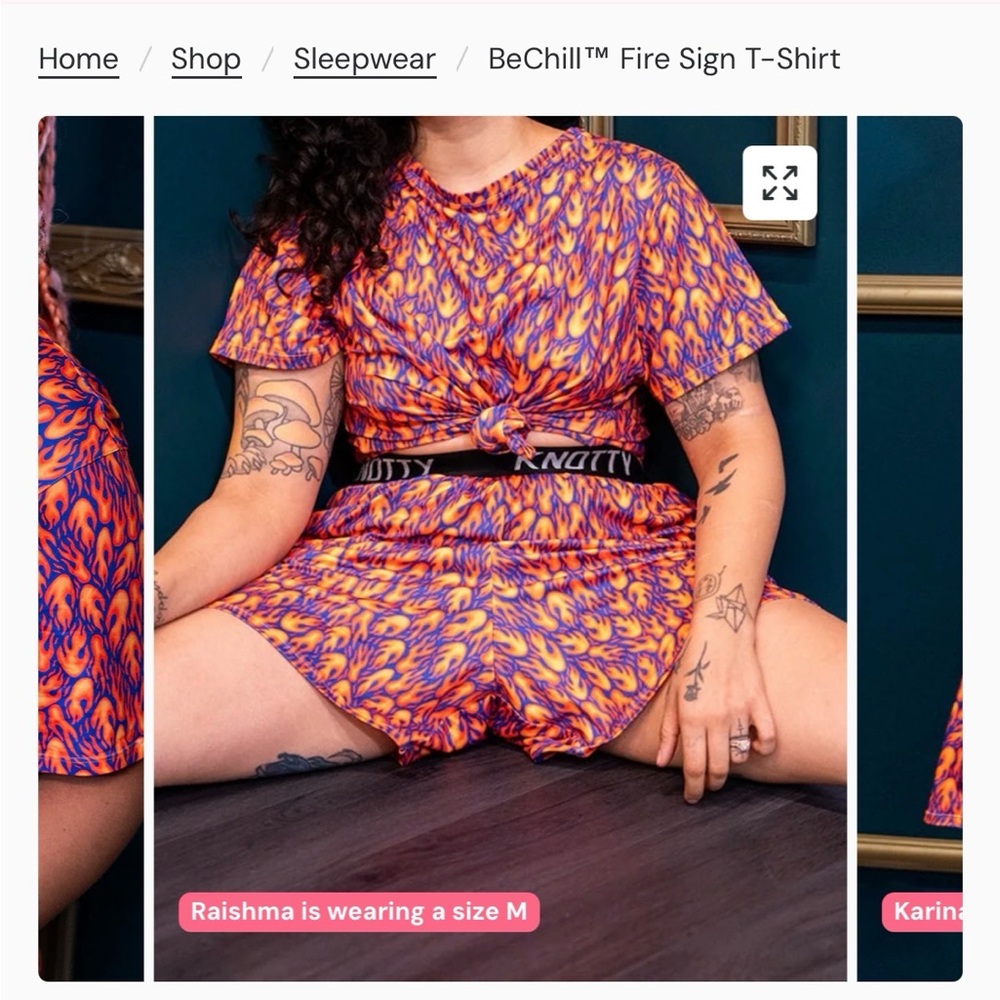 Fire Pattern Shorts